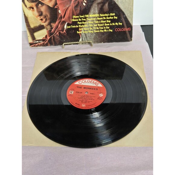 THE MONKEES self titled classic early Rock LP on Colgems COM-101 RE 1966 Used - Picture 4 of 13